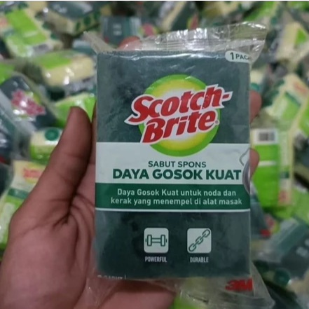 Scotch Brite 3M SABUT SPONS CUCI PIRING STANDAR TAPAS BUSA ID T36  SPON