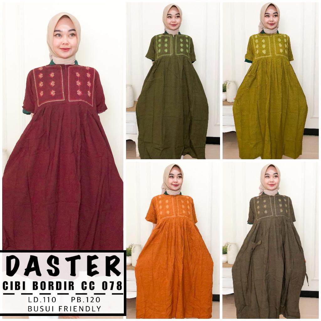 Daster Cibi Bordir By Putri Diana Busui Bahan Rayon Halus Terbaru Terlaris