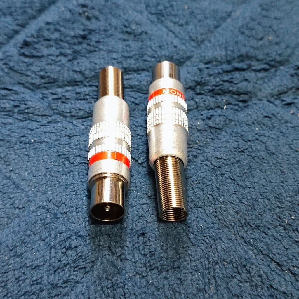 Jak Jek Antena Monster Jek Antena Body Silver Alumunium