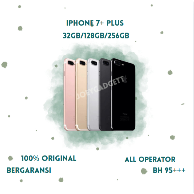 iPHONE 7Plus 7+ 32GB/128GB/256GB Fullset Second 100% Original