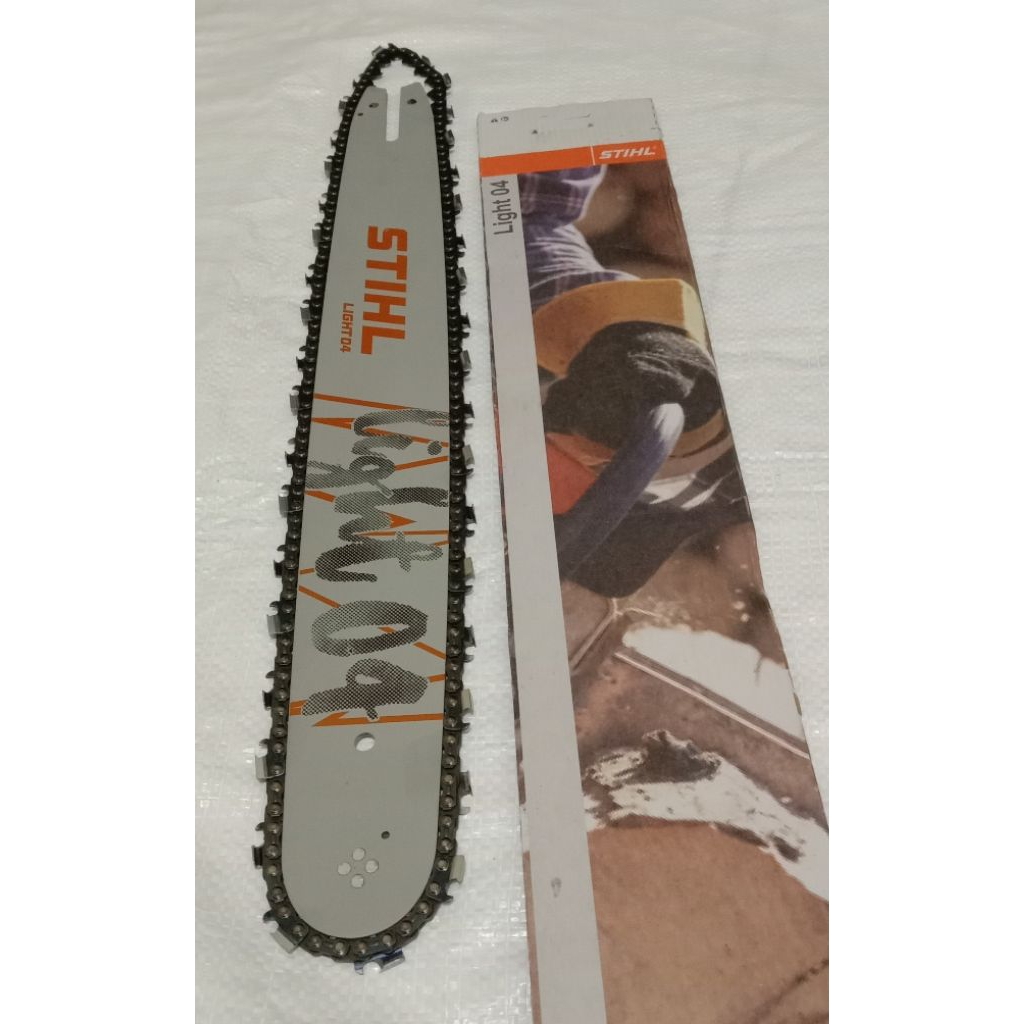 MS250 Guide Bar 20" Komplit Rante (38-Mata) sthl asli