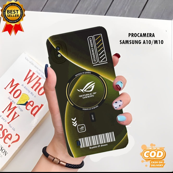 Case ProCamera for Samsung A10/M10 Motif ROG – Anti Shock, Anti Crack, Kamera Guard, Softcase Premiu