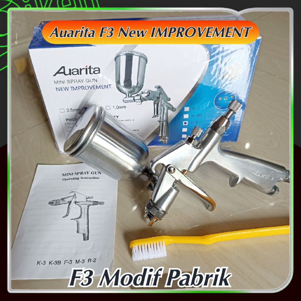 Spray Gun Auarita F3 modif New Improvement