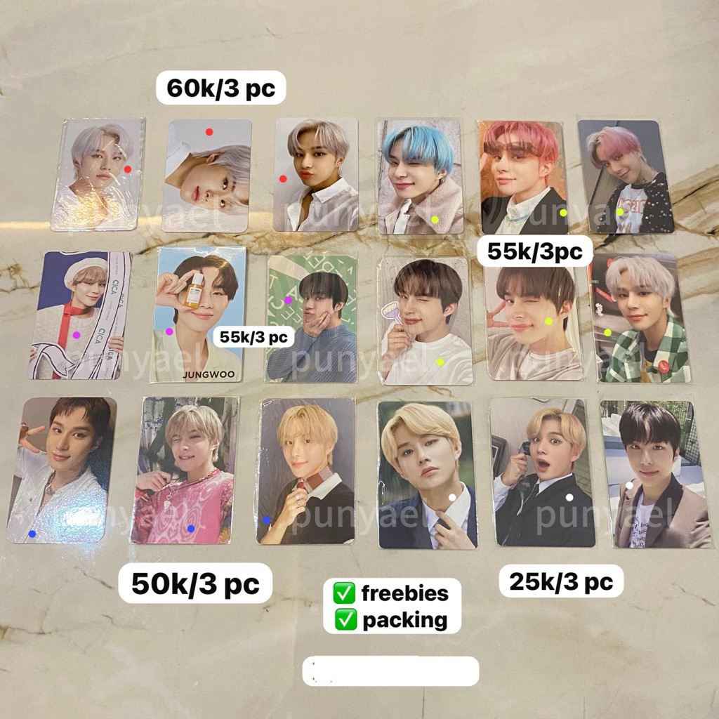 take all photocard jungwoo nct 127| nct| jungwoo pout| favorite|nature republic|sanrio