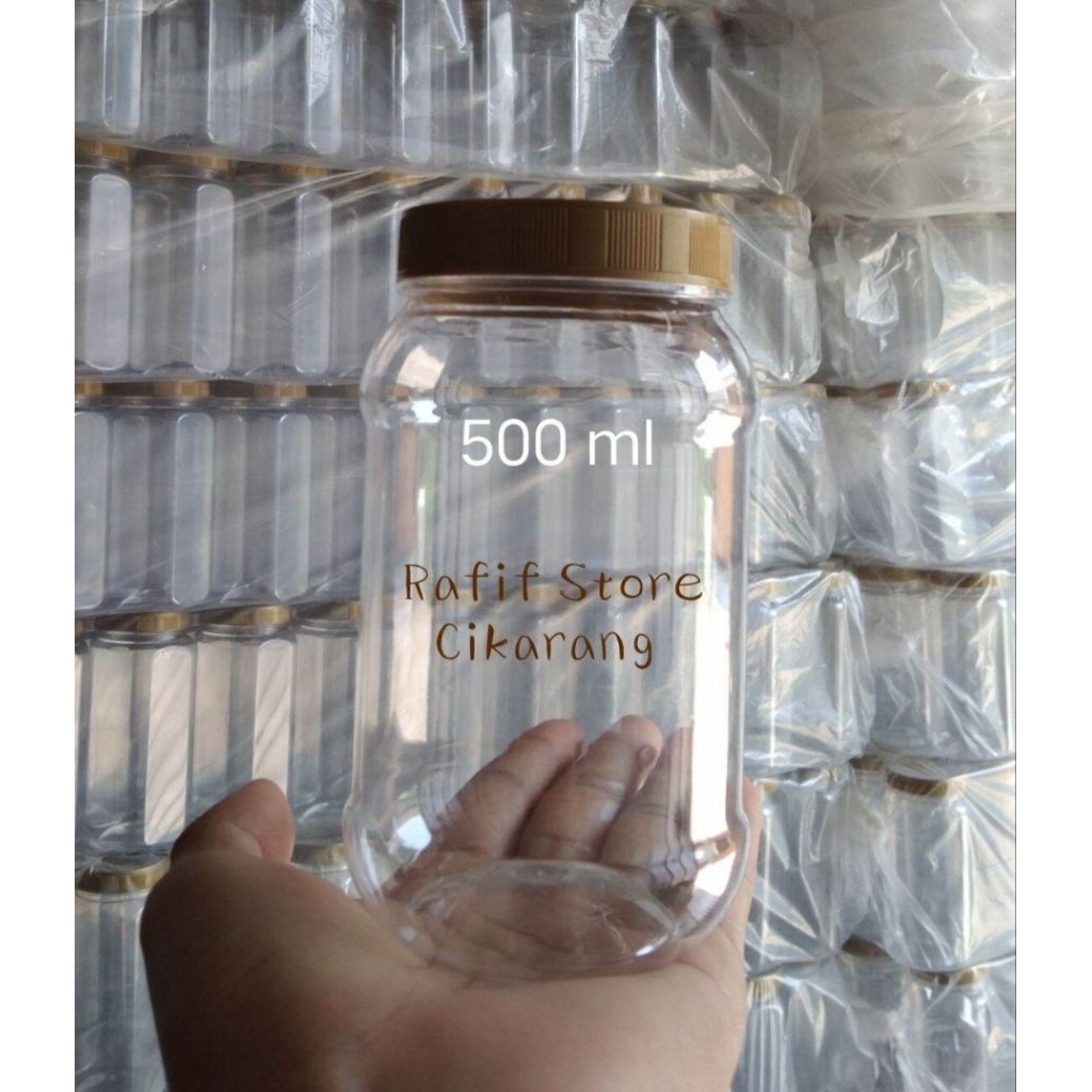 Toples Bulat 500 ml / Toples Bawang 500 ml