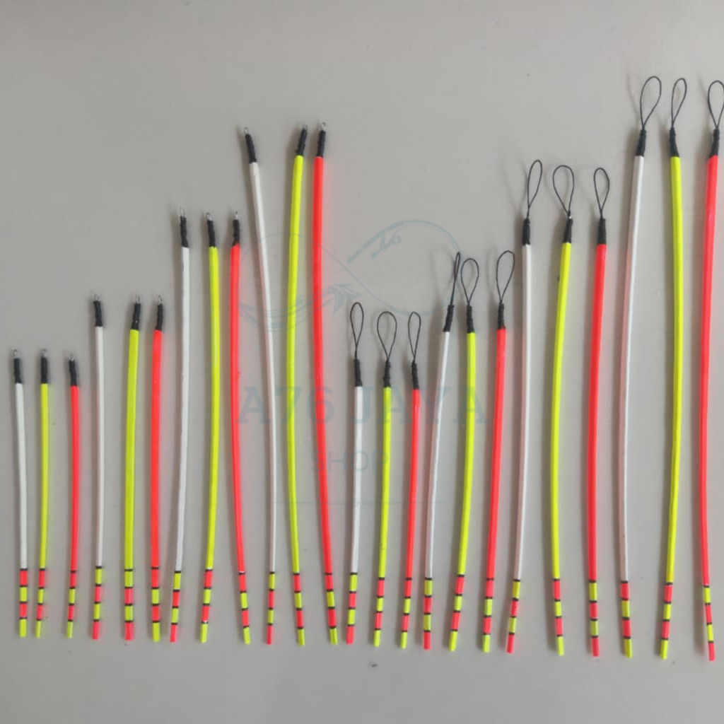 Pelampung Kumbul Bulu Merak Asli Kurus Langsing Ramping Panjang 10,12,15,18 cm