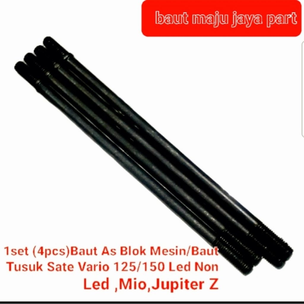 1set(4pcs) baut ancer/baut as blok mesin/baut tusuk sate honda vario 125 150 led non led,mio