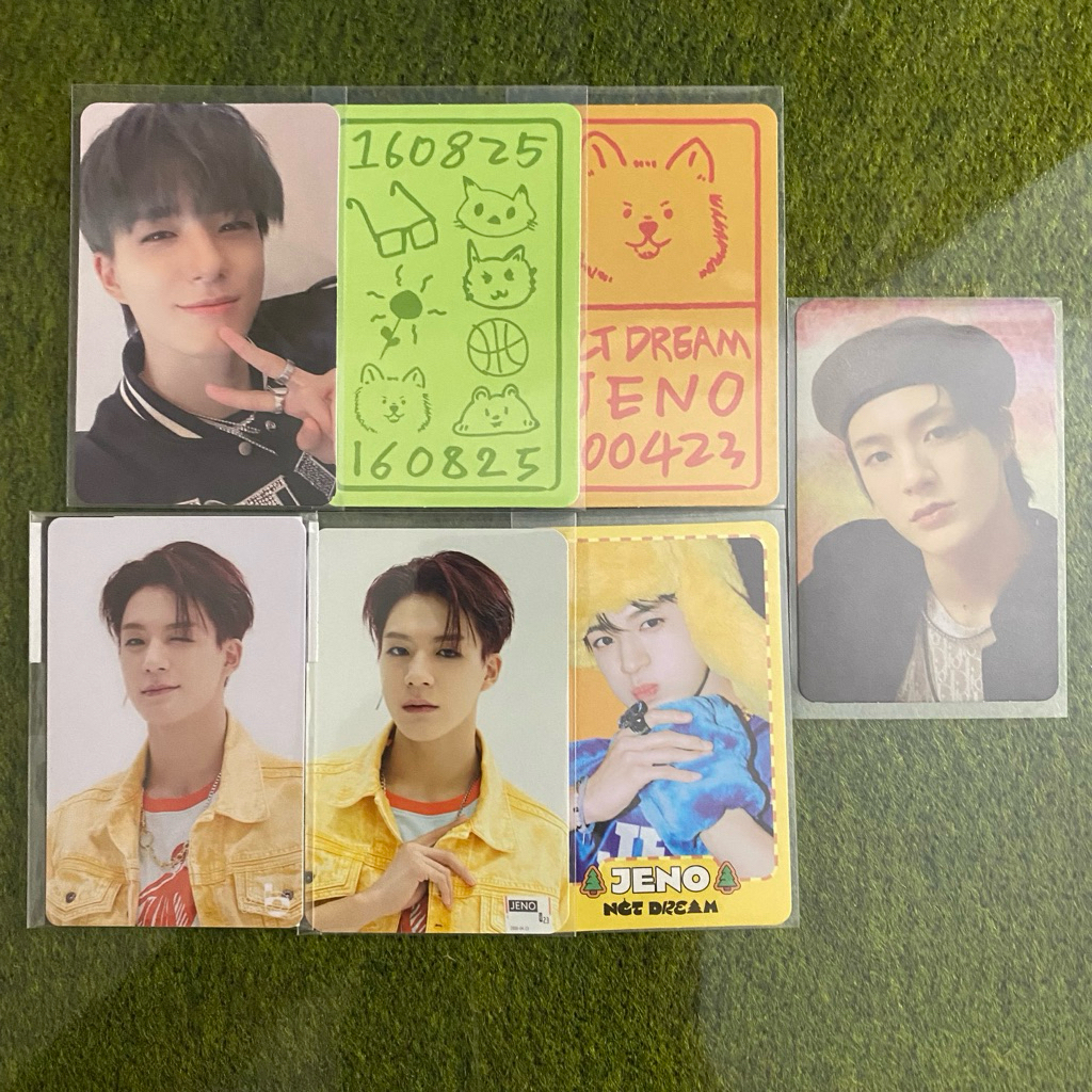 Jeno 6th Anniversary lucky card set, Resonance Cashbee, Resonance Pt.2 projection keyring, Candy Ran