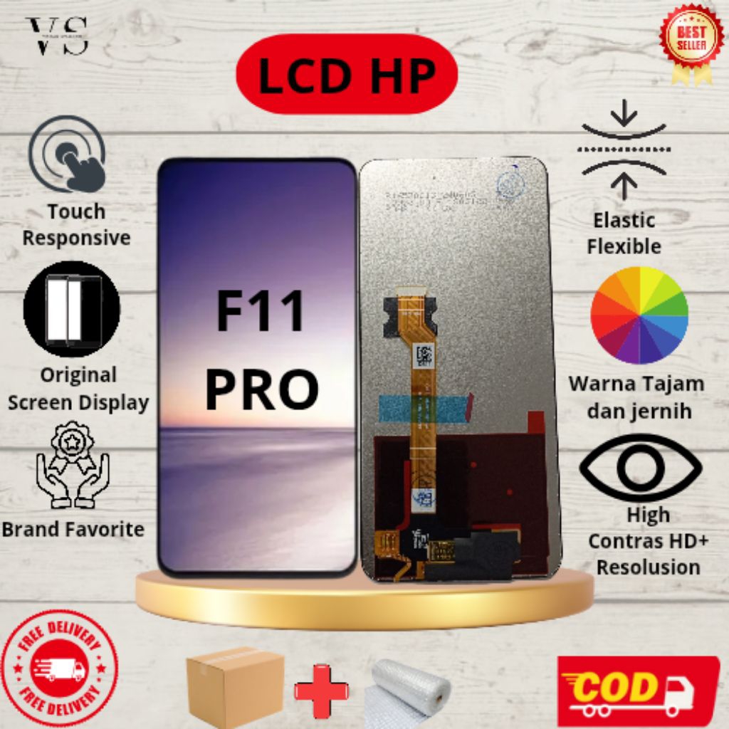 LCD HP OPPO F11 PRO FULLSET TOUCHSCREEN 100/ORIGINAL BERGARANSI