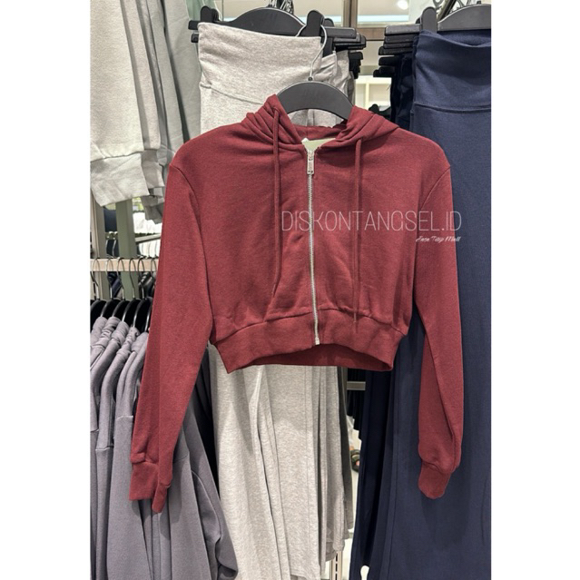 Hoodie crop h&m sale
