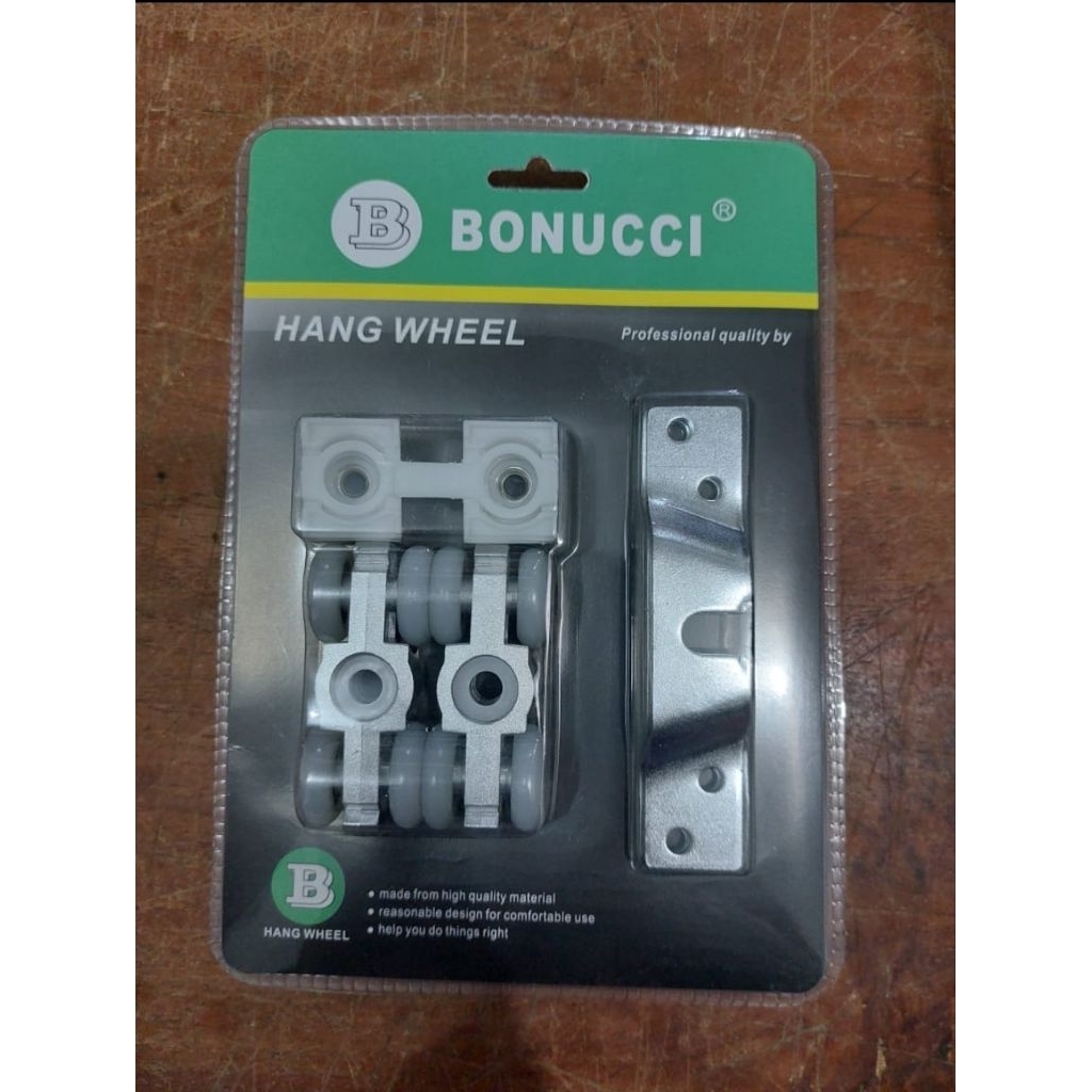 Bonucci Roda Rel Pintu Sliding Dorong / Roda Rel Pintu Dorong