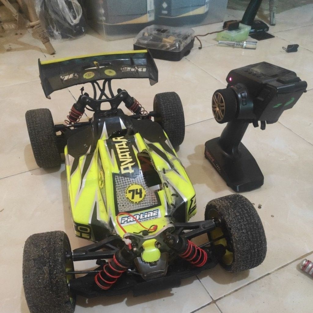 rc buggy 1/8 mugen mbx8 konversi elektrik