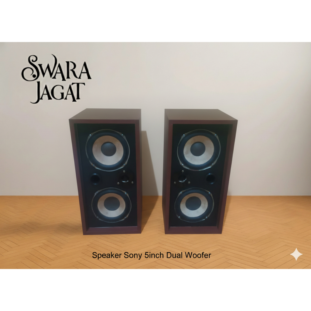 Custom Speaker Sony 5inch Dual Woofer
