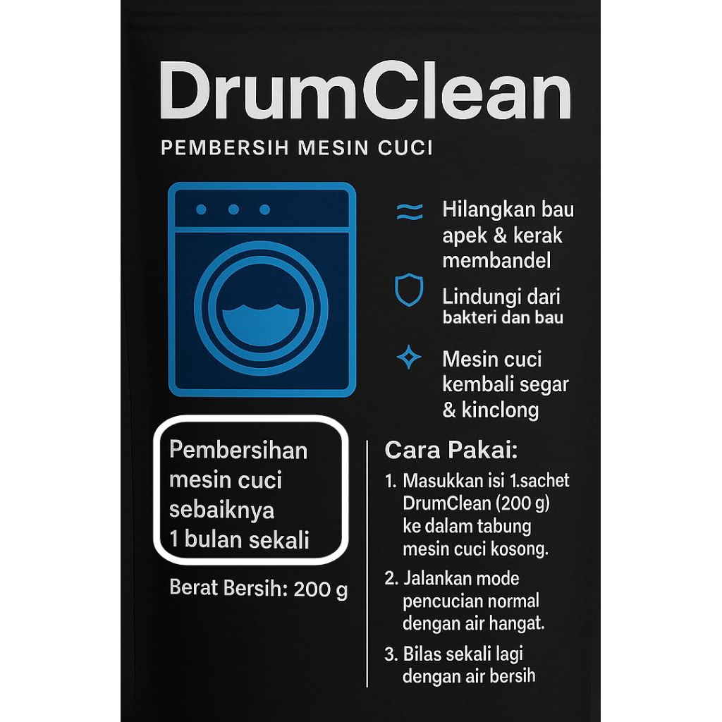 Pembersih Mesin Cuci – DrumClean