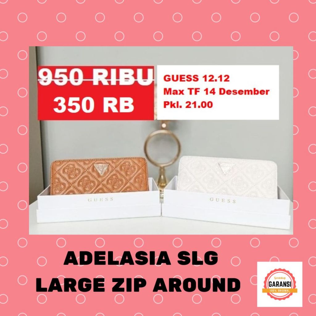 Dompet Guess seri ADELASIA SLG 100% Original Store