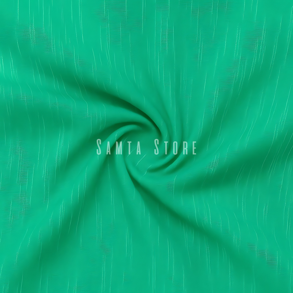 Kain Lurik Gerimis Hijau Muda Hijau Tosca