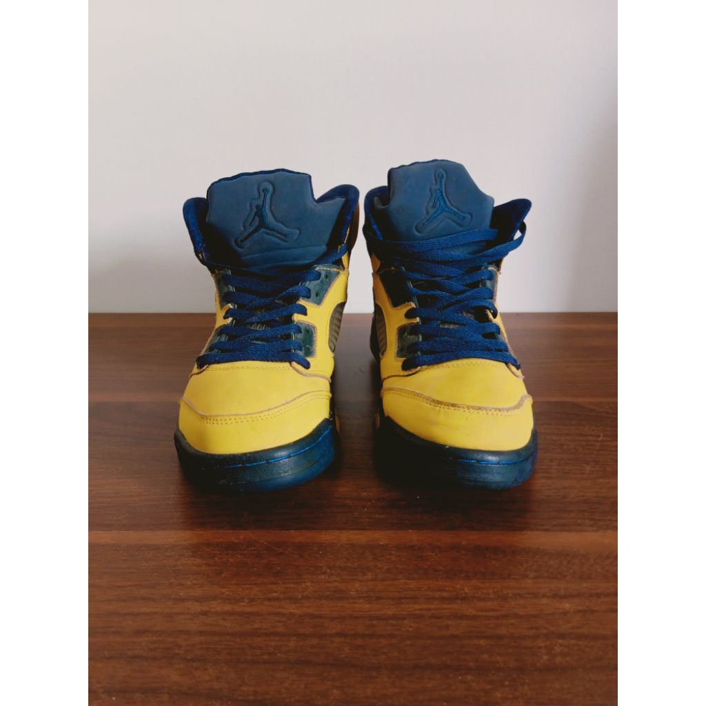 Jordan Retro 5 High yellow ukuran 43