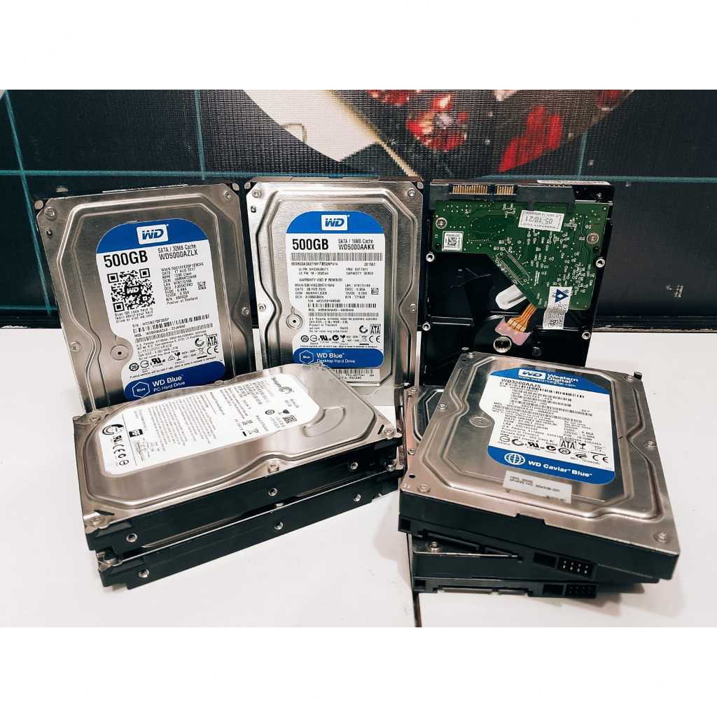 HARDISK 500GB PC SECOND TINGGAL PAKAI (TEST NORMAL)