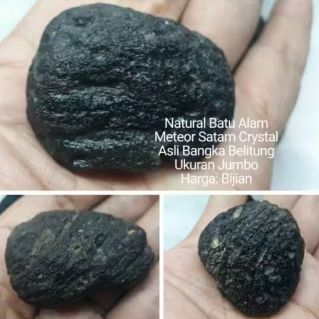 Natural Batu Meteor/Satam Bangka Belitung UK Jumbo