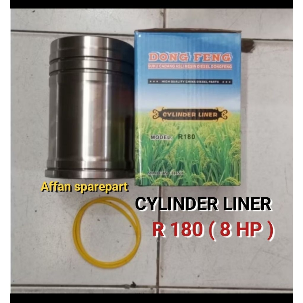 CYLINDER LINER DONGFENG R 180 / BORING DONGFENG R 180 MESIN ( 8 HP )