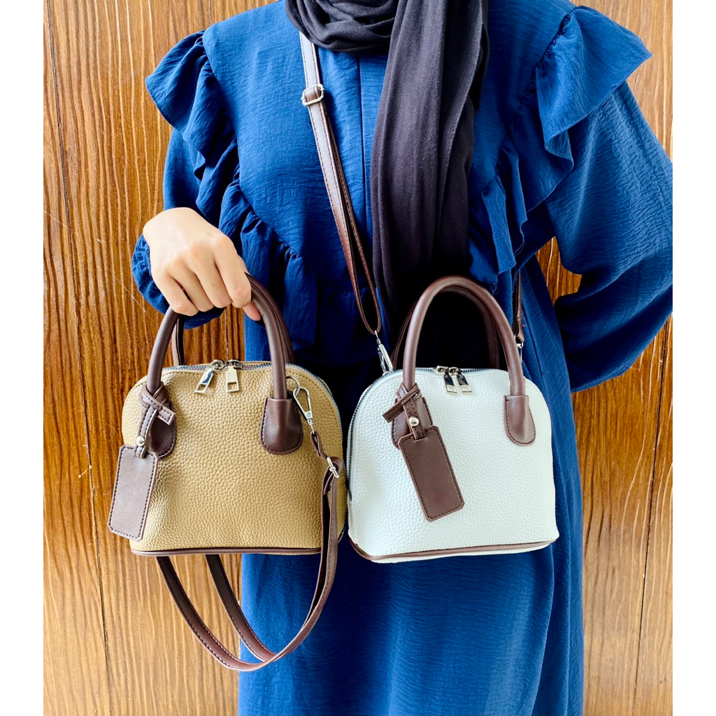 NATURALHANDBAG - TAS KULIT JERUK PREMIUM - DUKA BAG - TAS WANITA PAPIRUT KULIT JERUK SINTETIS TEBAL