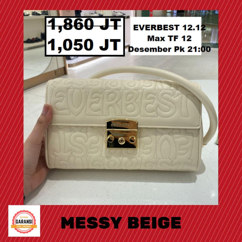 Tas selempang wanita EVERBEST seri MESSY SALE original 100%