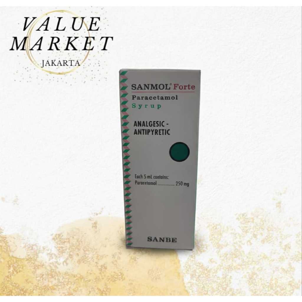 Sanmol Forte Paracetamol Syrup 60 ML 250 Mg