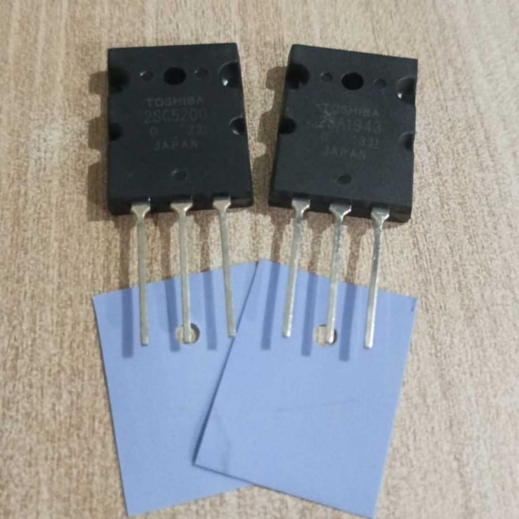 Transistor Toshiba 1943 5200 NO 1 SUPER SERI 331 JAPAN ORIGINAL + KARET 5200