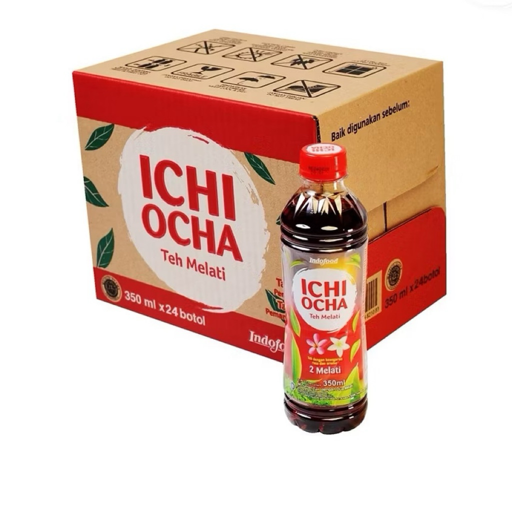 (KARTON) ichi ocha 350ml 1 dus isi 24 botol