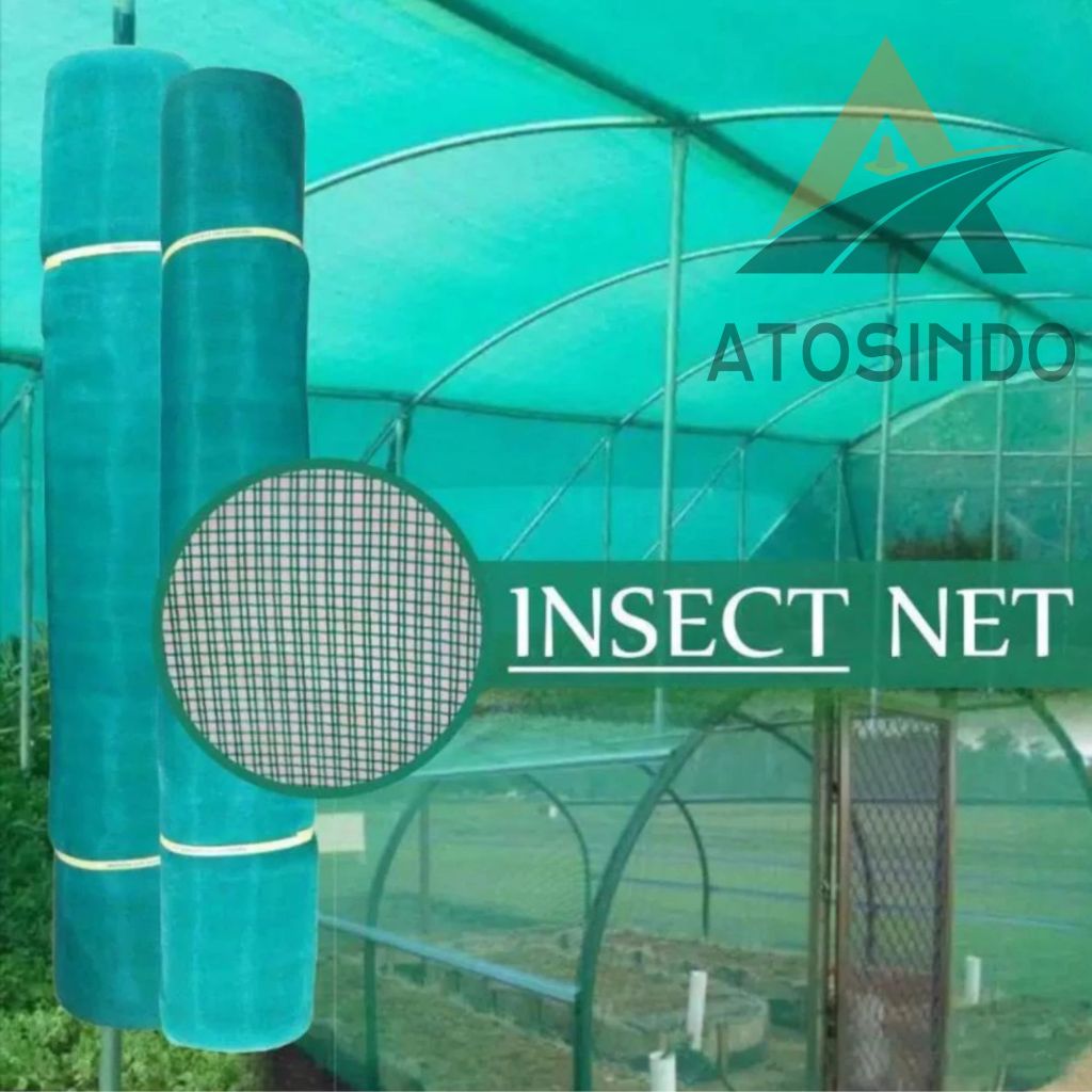 KASA INSECT NET 50 MESH HIJAU MERK TAMENG (1 ROLL) 2 METER