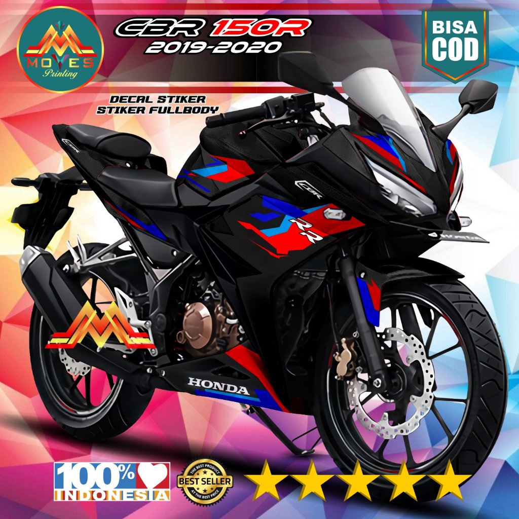 Stiker motor variasi CBR 150R new  2019-2020 full body decal stiker honda cbr 150r