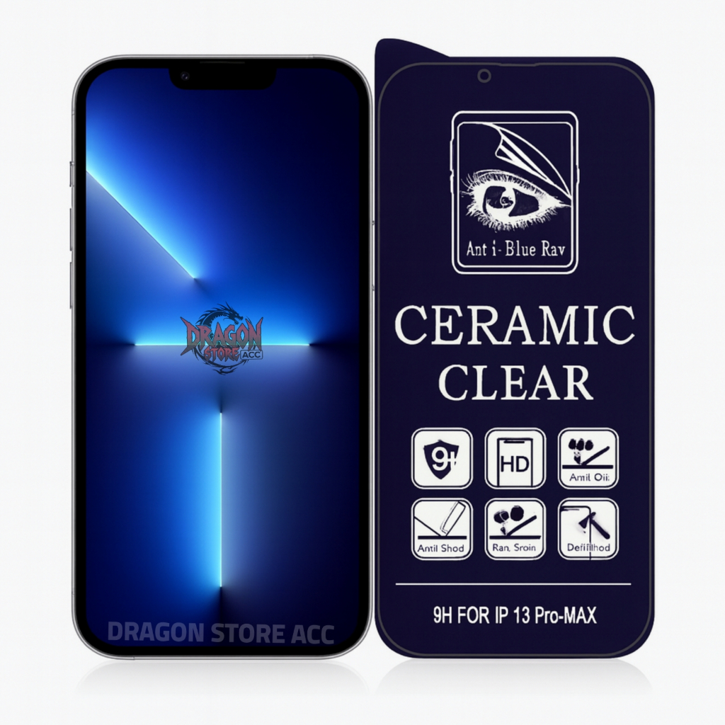 Anti Gores Ceramic Blue Clear Realme P35 5G 14 5G 14T 5G C75X 15 PRO GT 7 GT 7T C71 C75 C65 C63 C61 