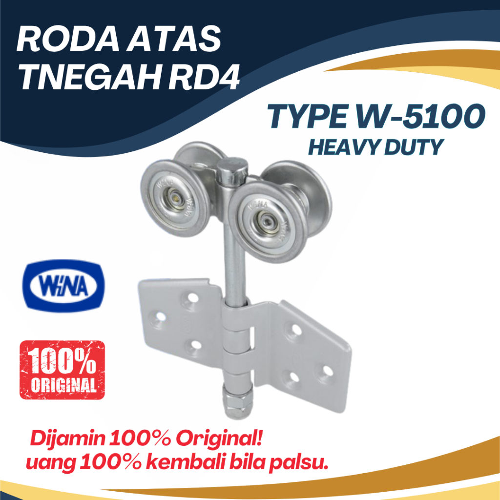 Roda Atas Tengah RD4 Wina W5100 Roda Atas Pintu Garasi Wina