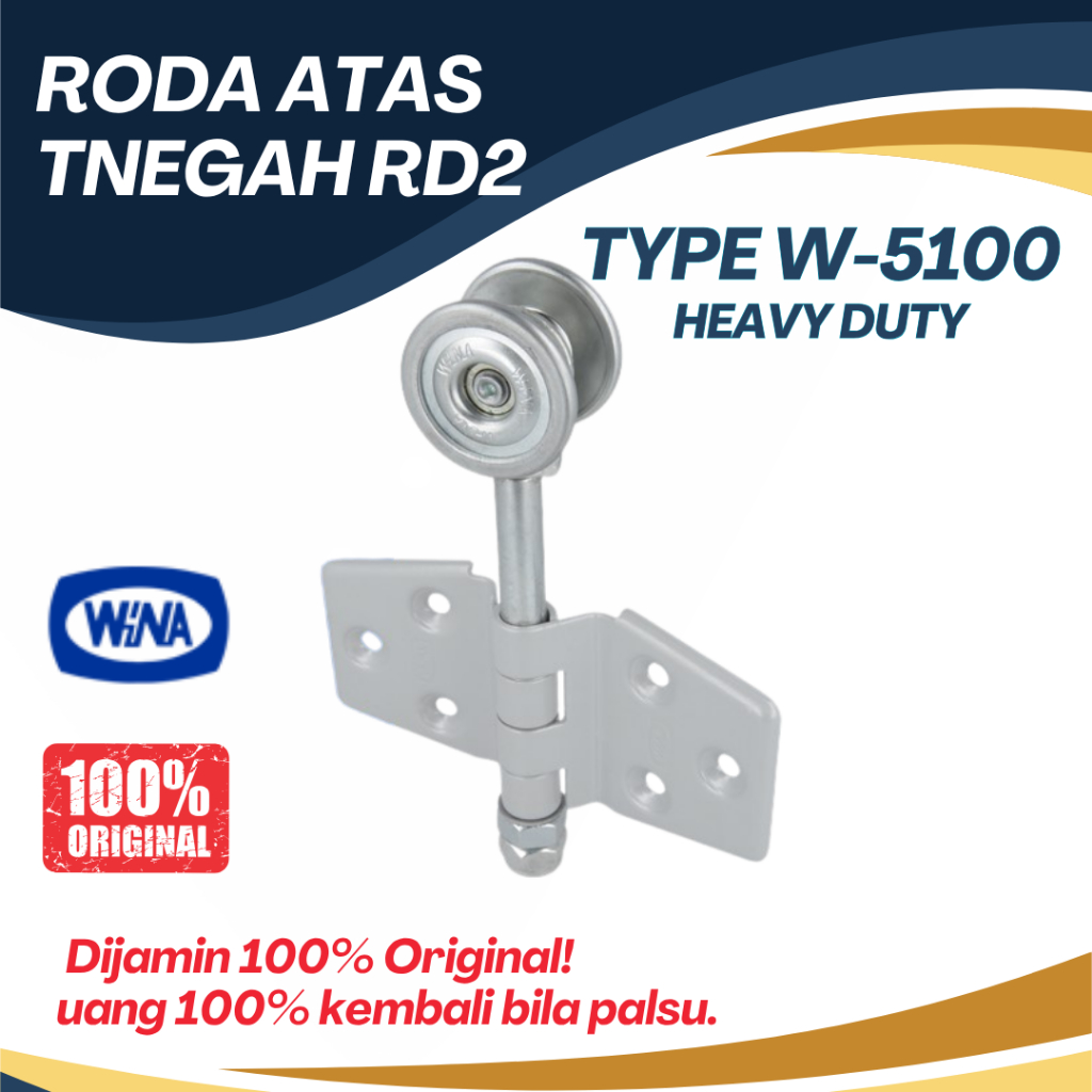 Roda Atas Tengah Wina W5100 Roda Atas Pintu Garasi Wina