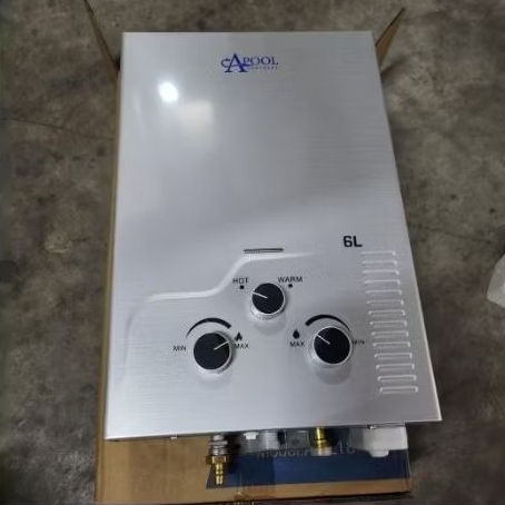 APOOL water heater gas APOLLO APL 18 LED pemanas air gas instant 6 liter