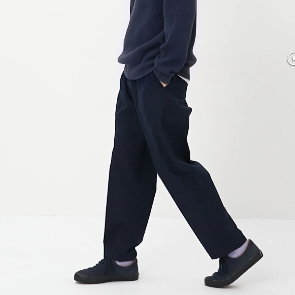 Uniqlo Celana Flannel Ankle Rileks Celana Uniqlo Original celana panjang pria