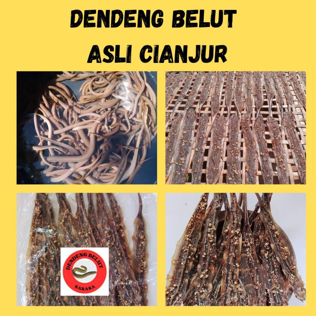 dendeng belut asli buatan cianjur dengan rasa yang enak manis asin gurih