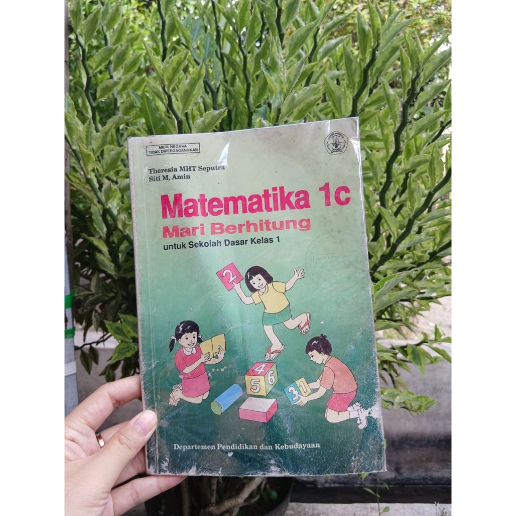 BUKU PELAJARAN SD JADUL,MATEMATIKA 1B KELAS 1