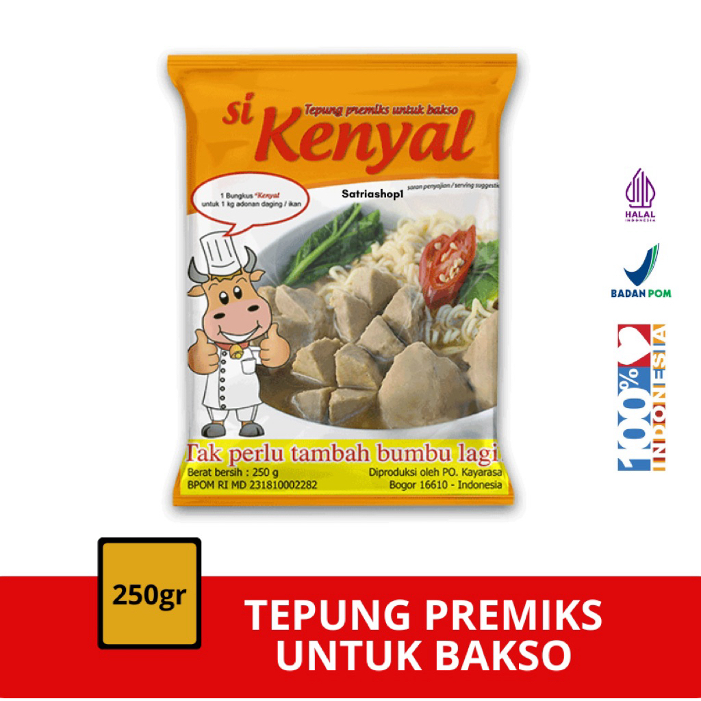 Tepung Premiks Untuk Bakso Sikenyal 250gr