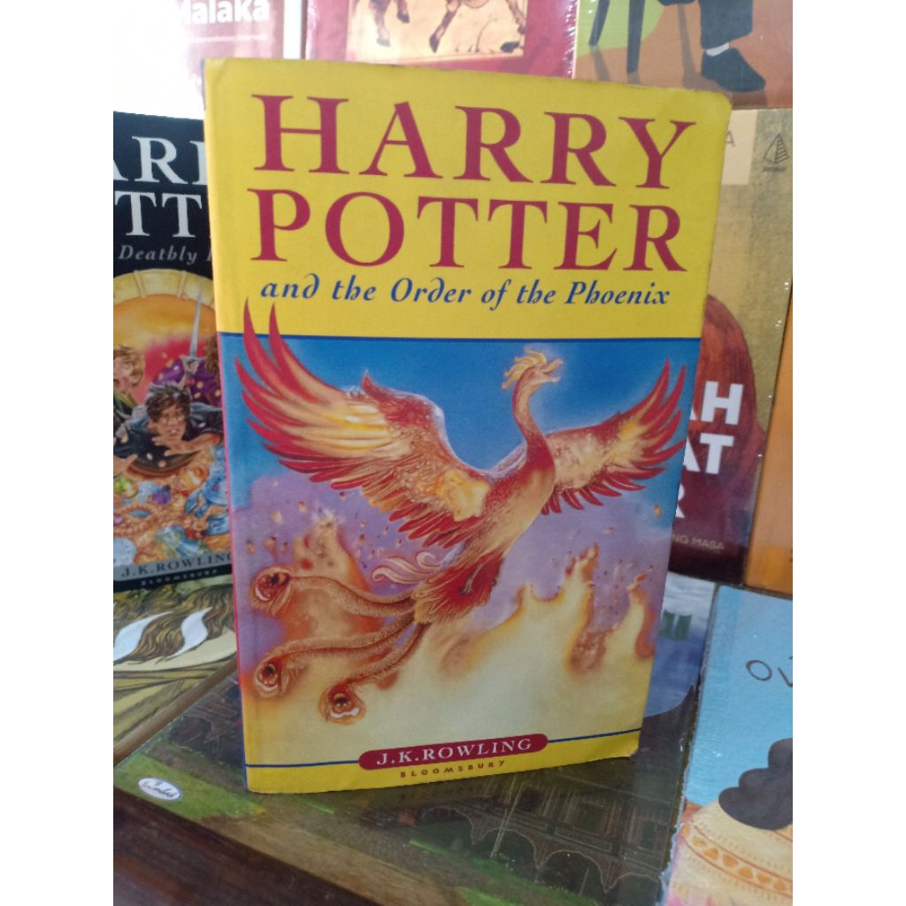 Novel Inggris Bekas Original HARRY POTTER AND THE ORDER OF THE PHOENIX