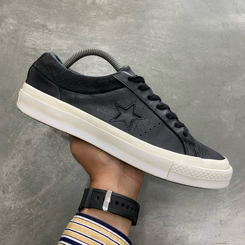 [Size 42] Converse One Star OX Black Black/Grey Chinese New Year (164473C) Second Original Kondisi M