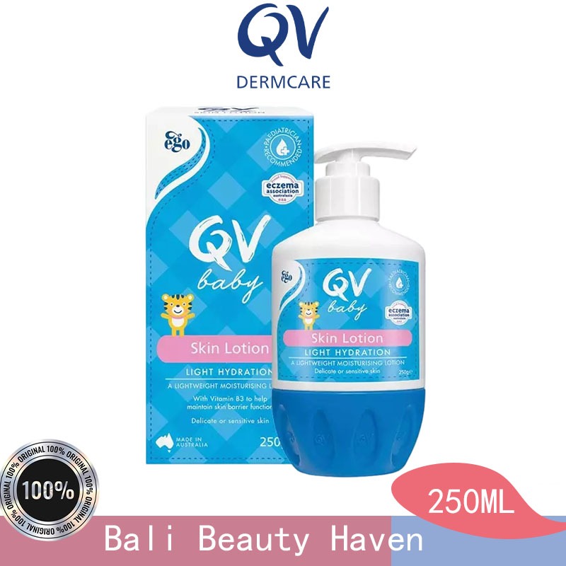 QV Baby Cream 250ml Intensive Moisturising Natural Body Serum Baby LotionDirancang untuk kulit kerin
