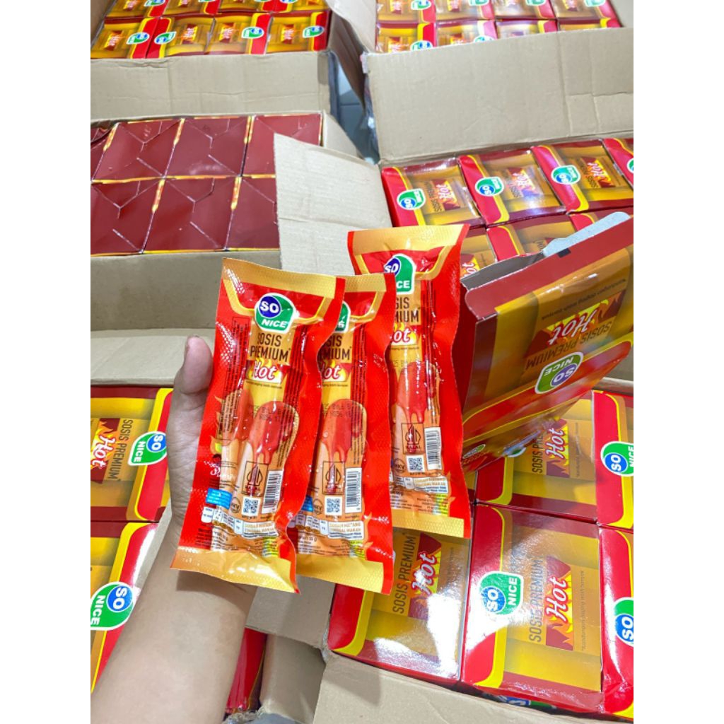 so nice sosis premium siap makan 60 gram 10 pcs