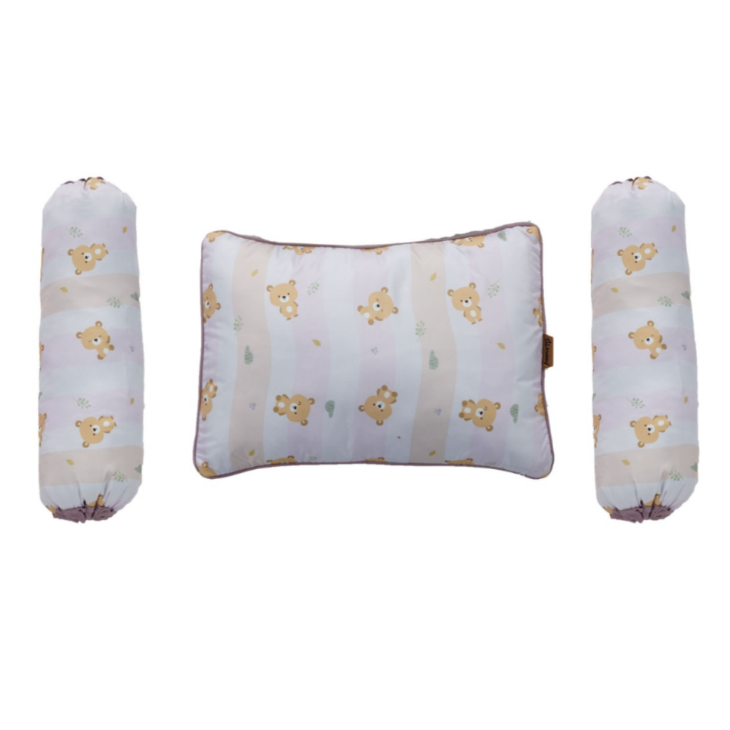Snobby Bantal Guling Set Grizzly Series / Bantal Guling Set Bayi