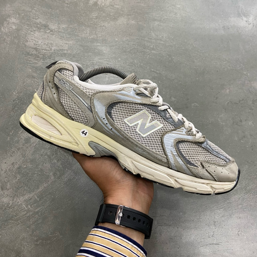 [Size 44.5] New Balance 530 Vintage Grey Matter Second. Kondisi Mulus, Harga barunya 2.4 Juta Rupiah