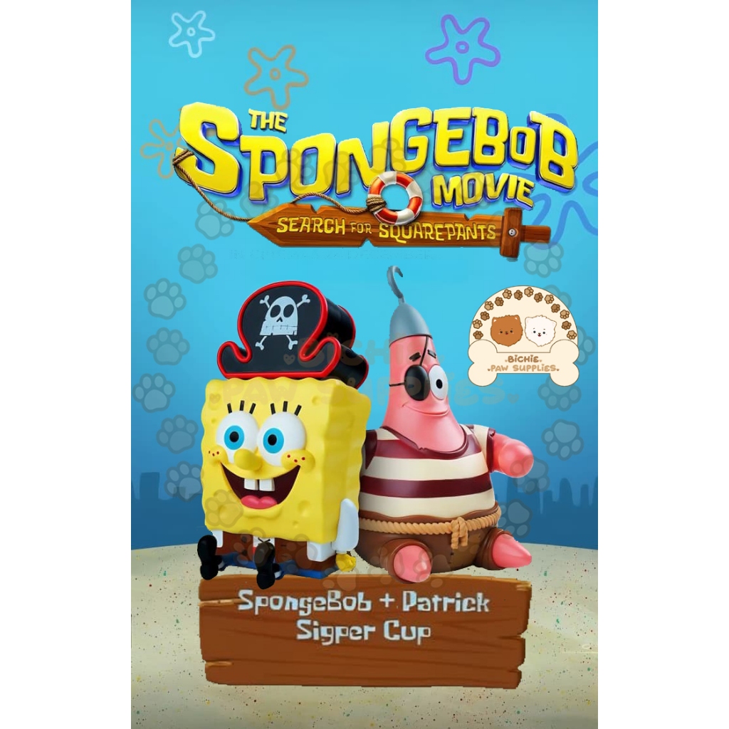 READY STOCK SPONGEBOB PATRICK TOOTHLESS STITCH MINION FIGURE / TUMBLER CUP AND POPCORN BUCKET XXI / 