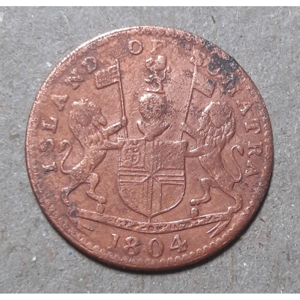 koin island of sumatra tahun 1804
