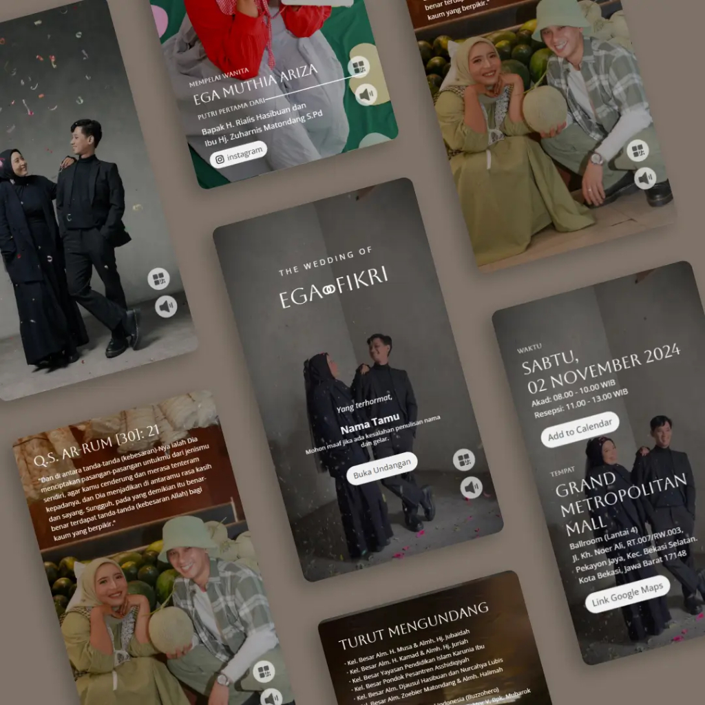 [TEMA RESPONSIF] Undangan Digital Pernikahan Online Website | Undangan Online Website | Undangan Dig