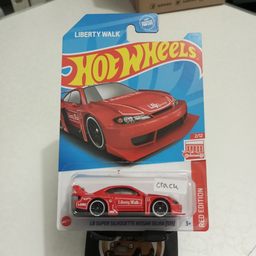 Hotwheels Liberty Walk Red Edition LB Super Silhouette Nissan Silvia (S15)