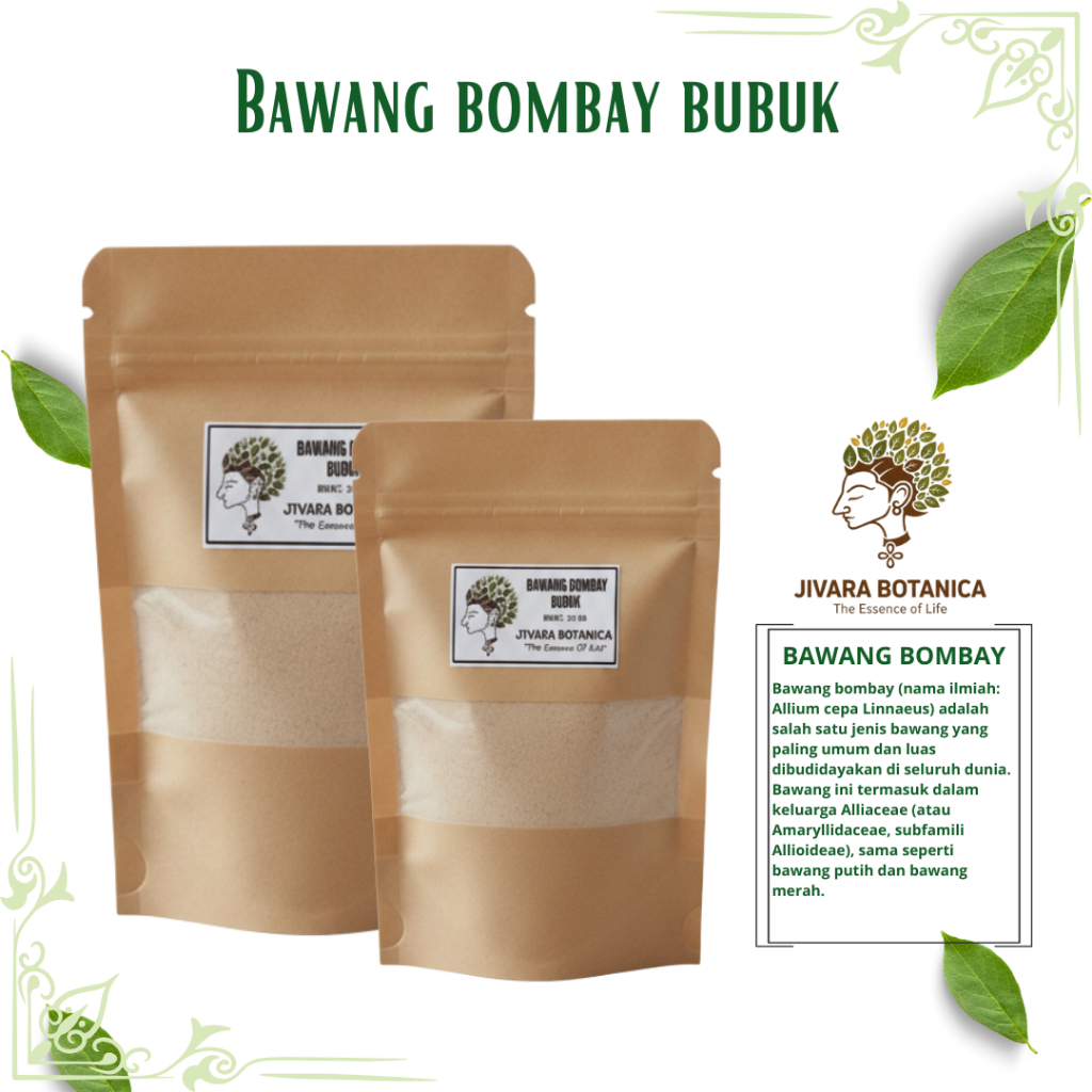 Bawang Bombay Bubuk 20 gram - Jivara Botanica